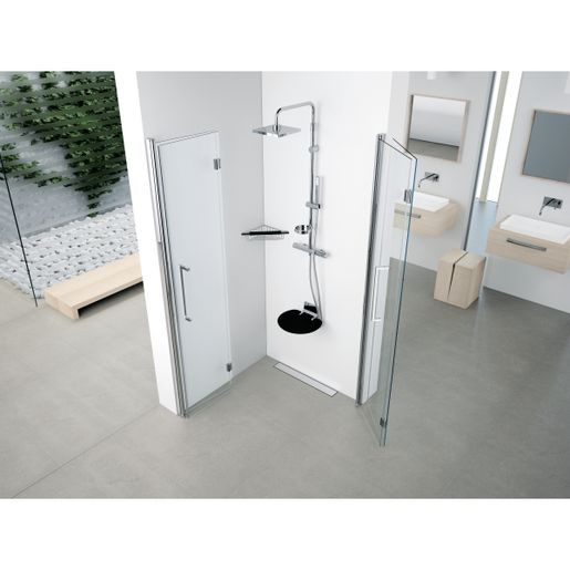 Novellini Young Bifold Door 770 - 790 mm Right Hand Y22GS77LD-1K Price Comparisons | Compare The Build