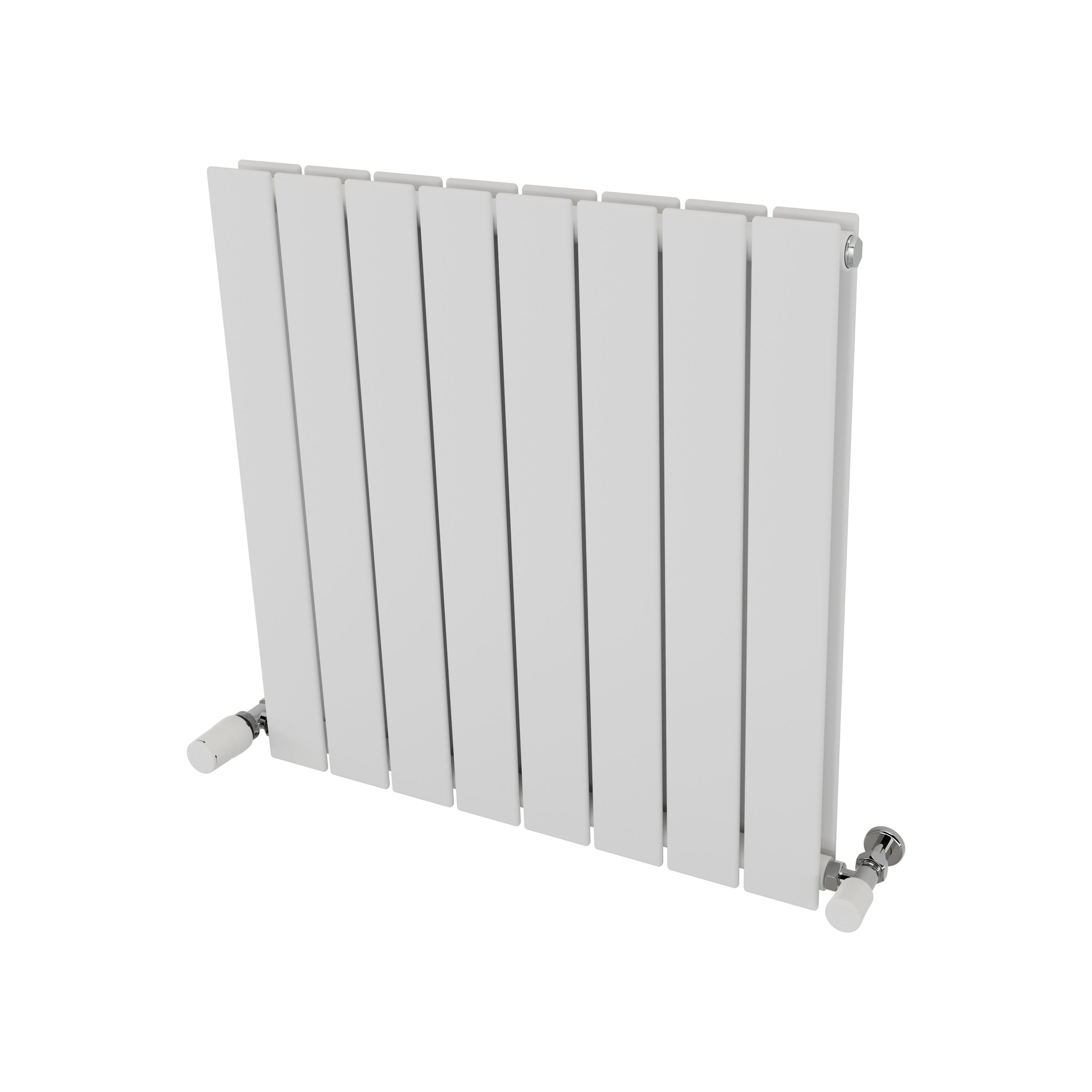 Ximax Vertirad Duplex Satin White Vertical Designer Panel Radiator, (W)595mm X (H)600mm Price Comparisons | Compare The Build