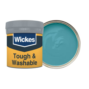 Wickes Tough & Washable Matt Emulsion Paint Tester Pot - Teal No.940 - 50ml Price Comparisons | Compare The Build