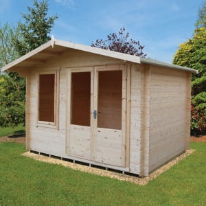 Shire Berryfield 11 x 8ft Double Door Garden Cabin Price Comparisons | Compare The Build