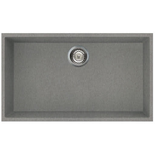 Reginox Elleci Quadra130 Titanium Granite Undermount Single Bowl Kitchen Sink with Waste Included | Compare The Build