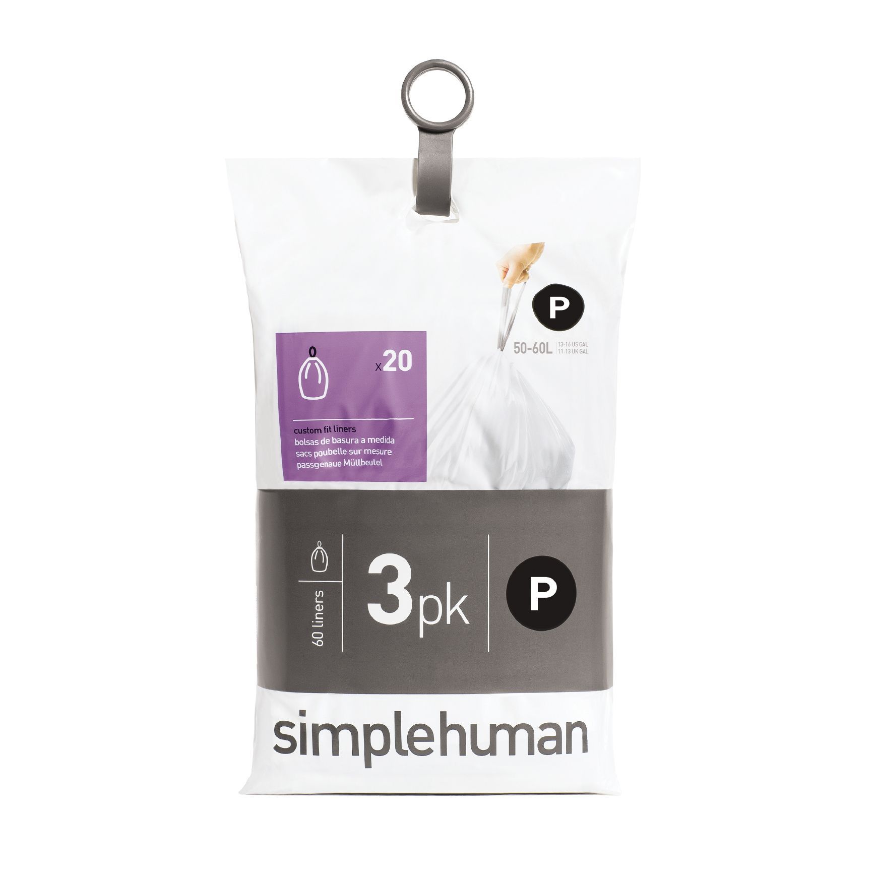 Simplehuman White Plastic Bin Liner, Pack Of 60 Price Comparisons | Compare The Build