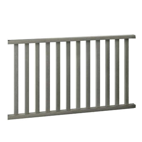 Composite Balustrade Hand Rail andamp; Spindle Kit - 1150mm x 1640mm Graphite Price Comparisons | Compare The Build