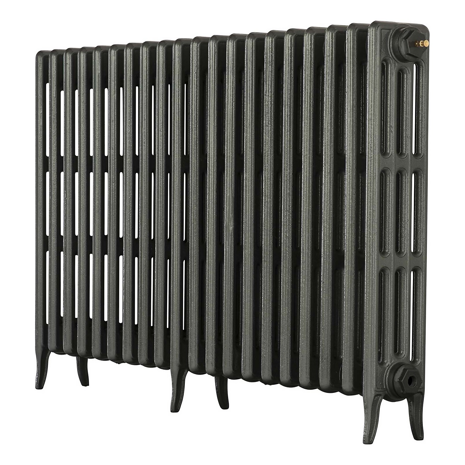 Arroll 4 Column Cast Iron Radiator 1234 X 760 - Cast Grey | Compare The Build