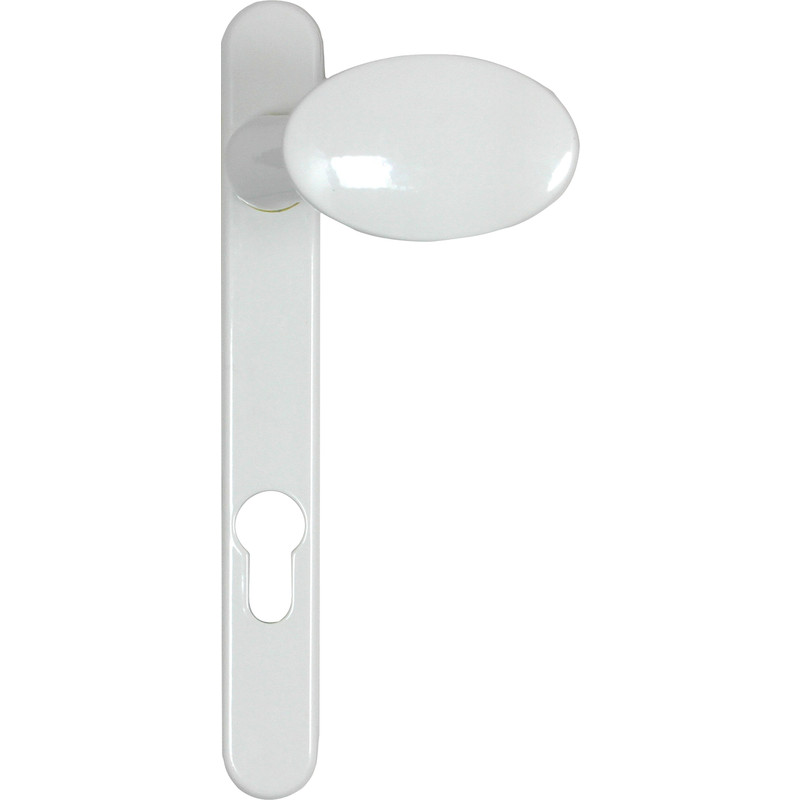 Fab and Fix Fab & Fix Hardex Windsor Multipoint Pad Handle (Pair) in White Aluminium Price Comparisons | Compare The Build