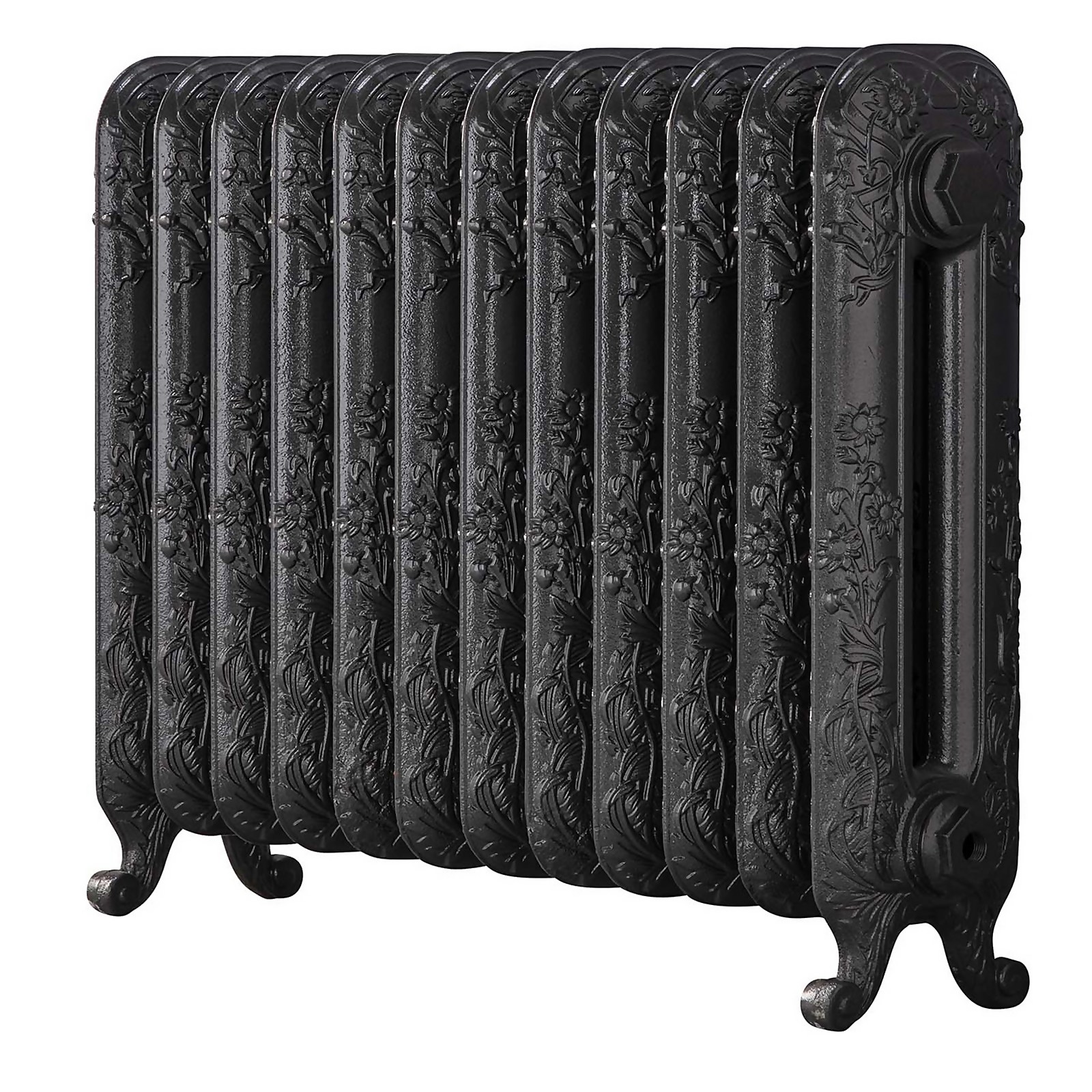 Arroll Cast Iron Radiator 814 X 600 - Pewter Price Comparisons | Compare The Build