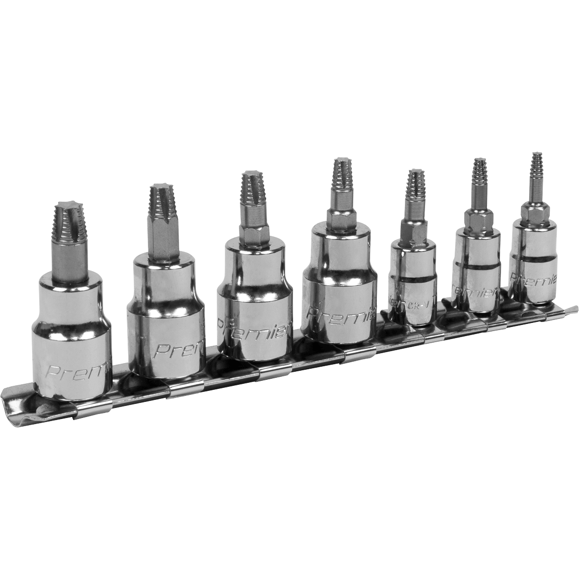 Sealey 7 Piece 1/4" and 3/8" Drive Lock On Torx Socket Bit Set Combination Price Comparisons | Compare The Build