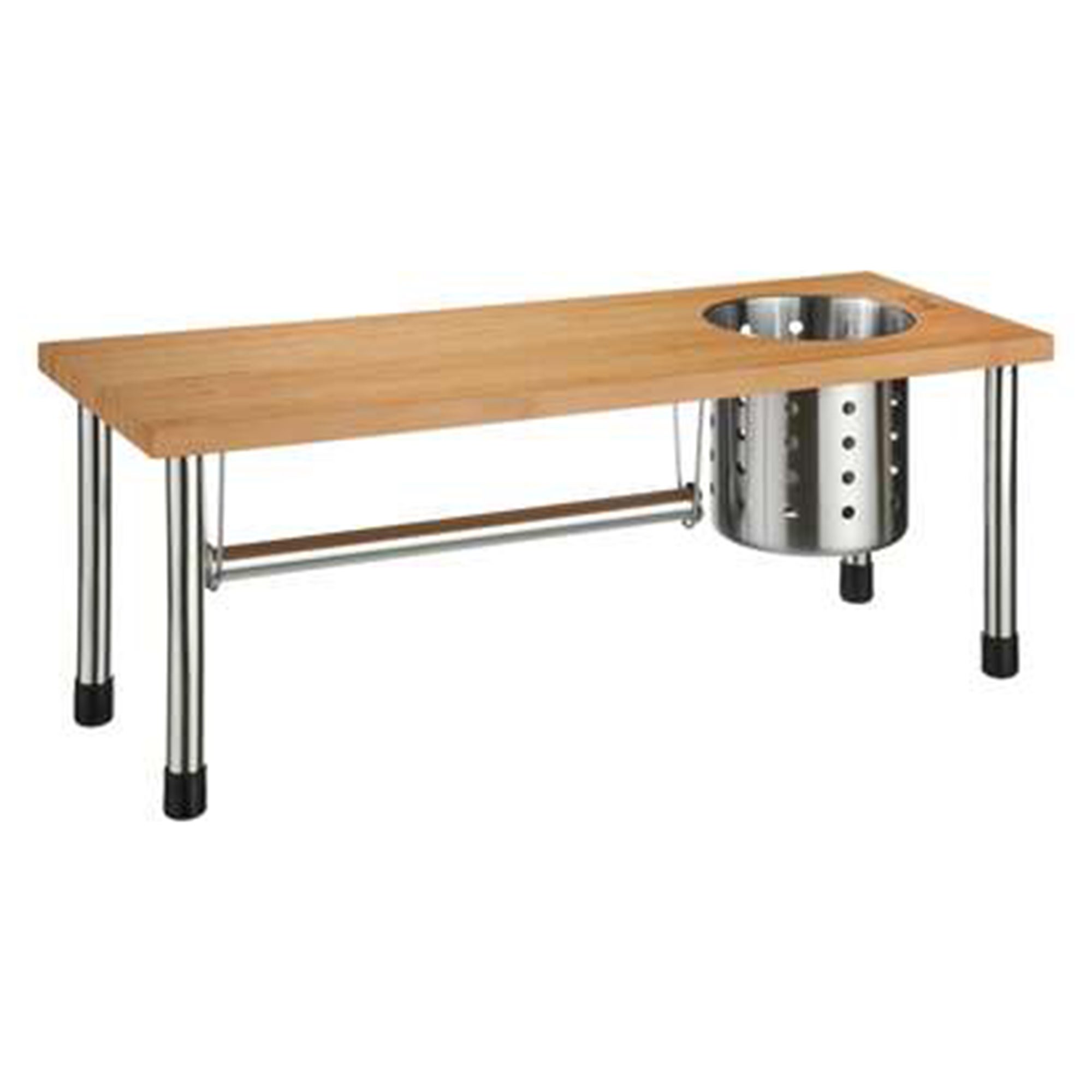 Bamboo & Steel Multi-Functional Shelf Natural Price Comparisons | Compare The Build