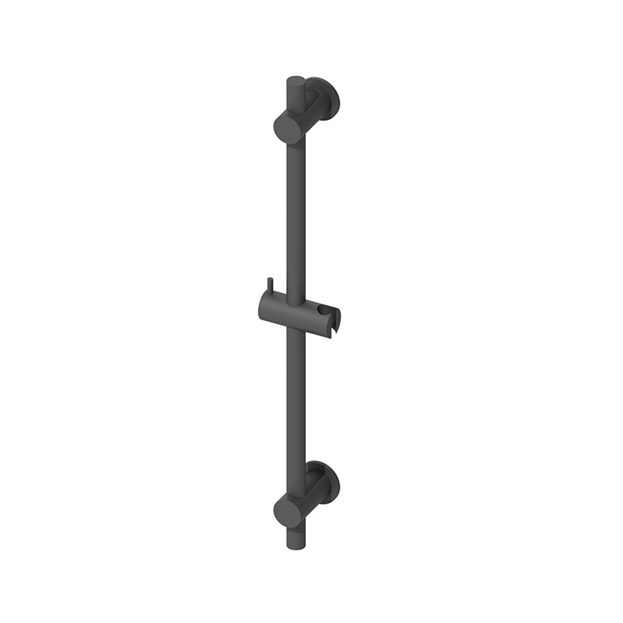 Aquadry Oria Matt Black Adjustable Straight Shower Riser Rail | Compare The Build