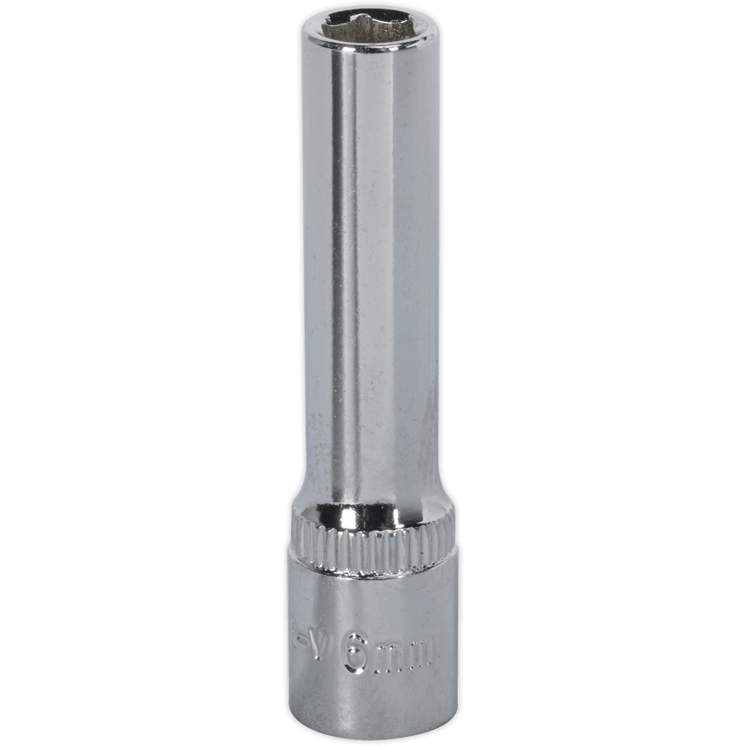 Sealey 1/4" Drive Polished Deep Hexagon WallDrive Socket Metric 1/4" 6mm Price Comparisons | Compare The Build