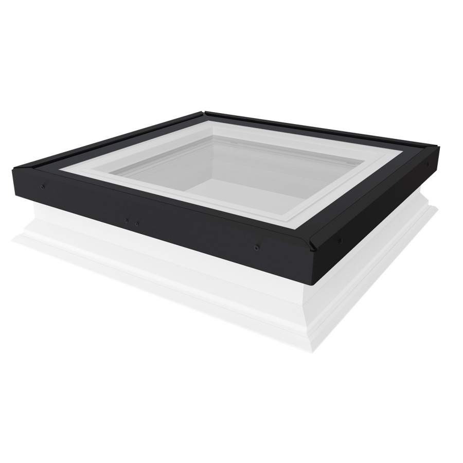 FAKRO Fixed Modular Quad Glazed Flat Roof Window - 900mm x 900mm Glass DXF-D U8 900900 Price Comparisons | Compare The Build