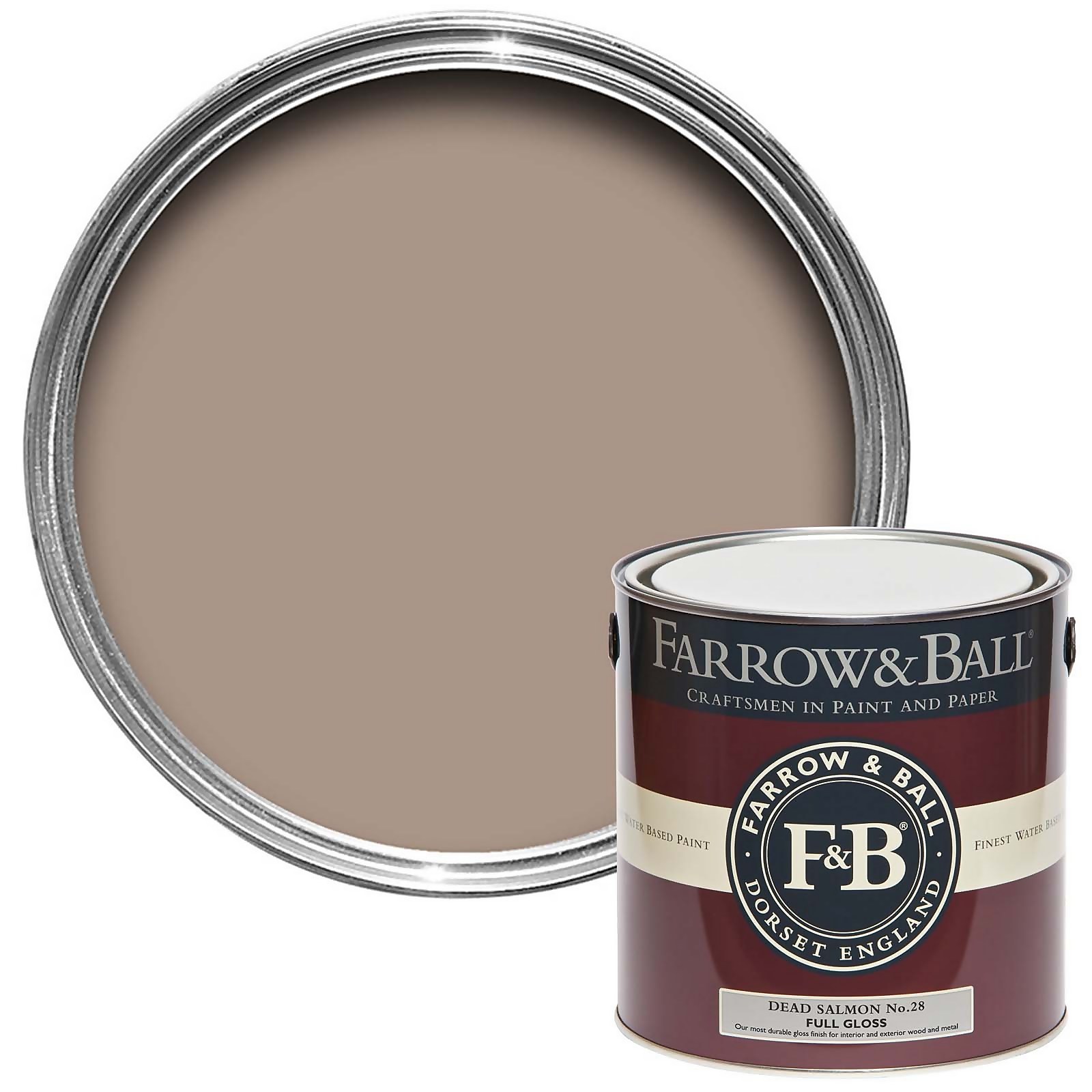 Farrow & Ball Full Gloss Paint Dead Salmon - 2.5L Price Comparisons | Compare The Build