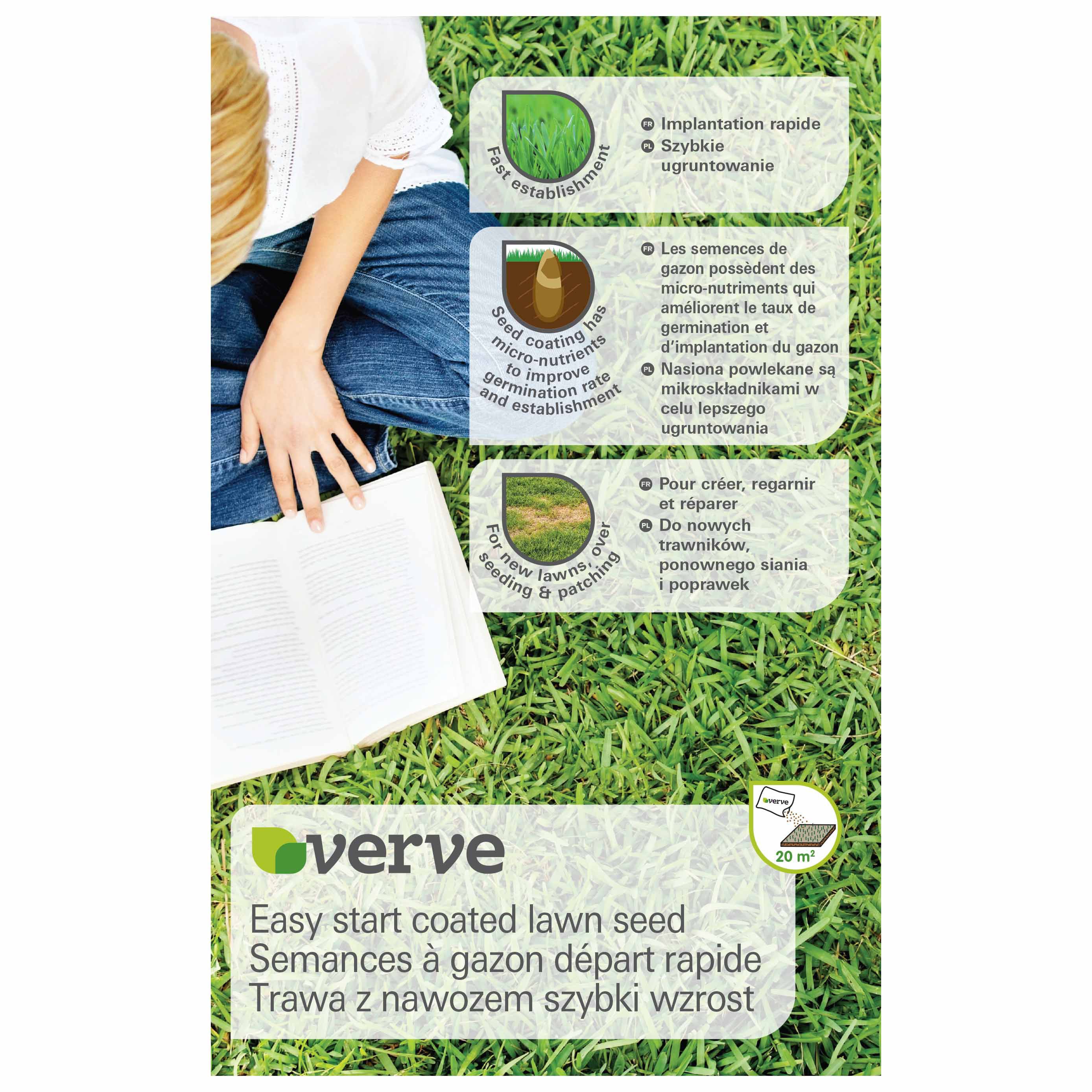 Verve Easy Start Coated Lawn Seed 20M² 0.5Kg Price Comparisons | Compare The Build