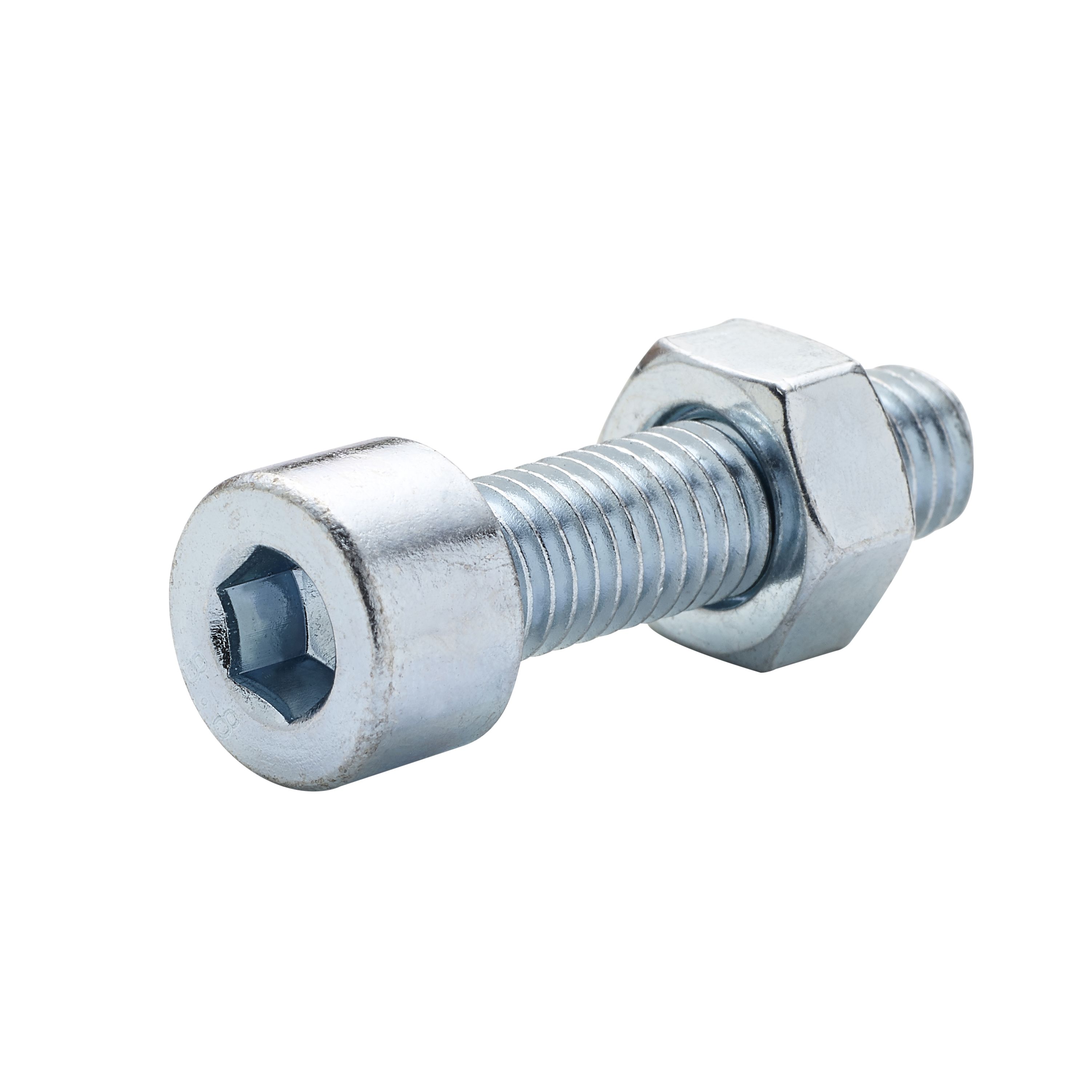 Diall M8 Cylindrical Carbon Steel Set Screw & Nut (L)30mm, Pack Of 20 Price Comparisons | Compare The Build