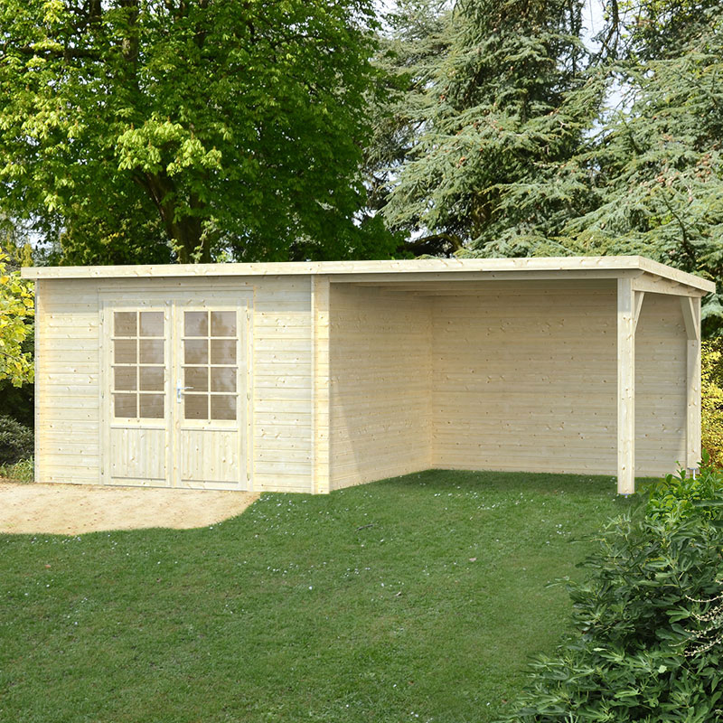 Palmako Ella 6m x 3.2m Log Cabin Summerhouse (28mm) Price Comparisons | Compare The Build