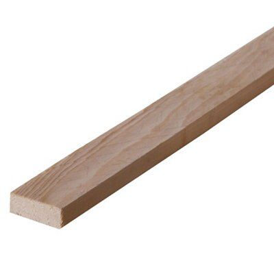 Rough sawn Whitewood spruce Timber (L)2.4m (W)38mm (T)15mm Price Comparisons | Compare The Build