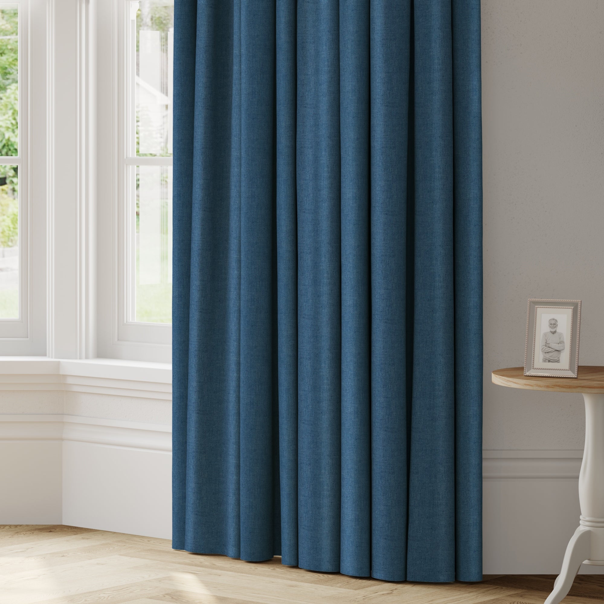 Saluzzo Made to Measure Curtains Blue Price Comparisons | Compare The Build