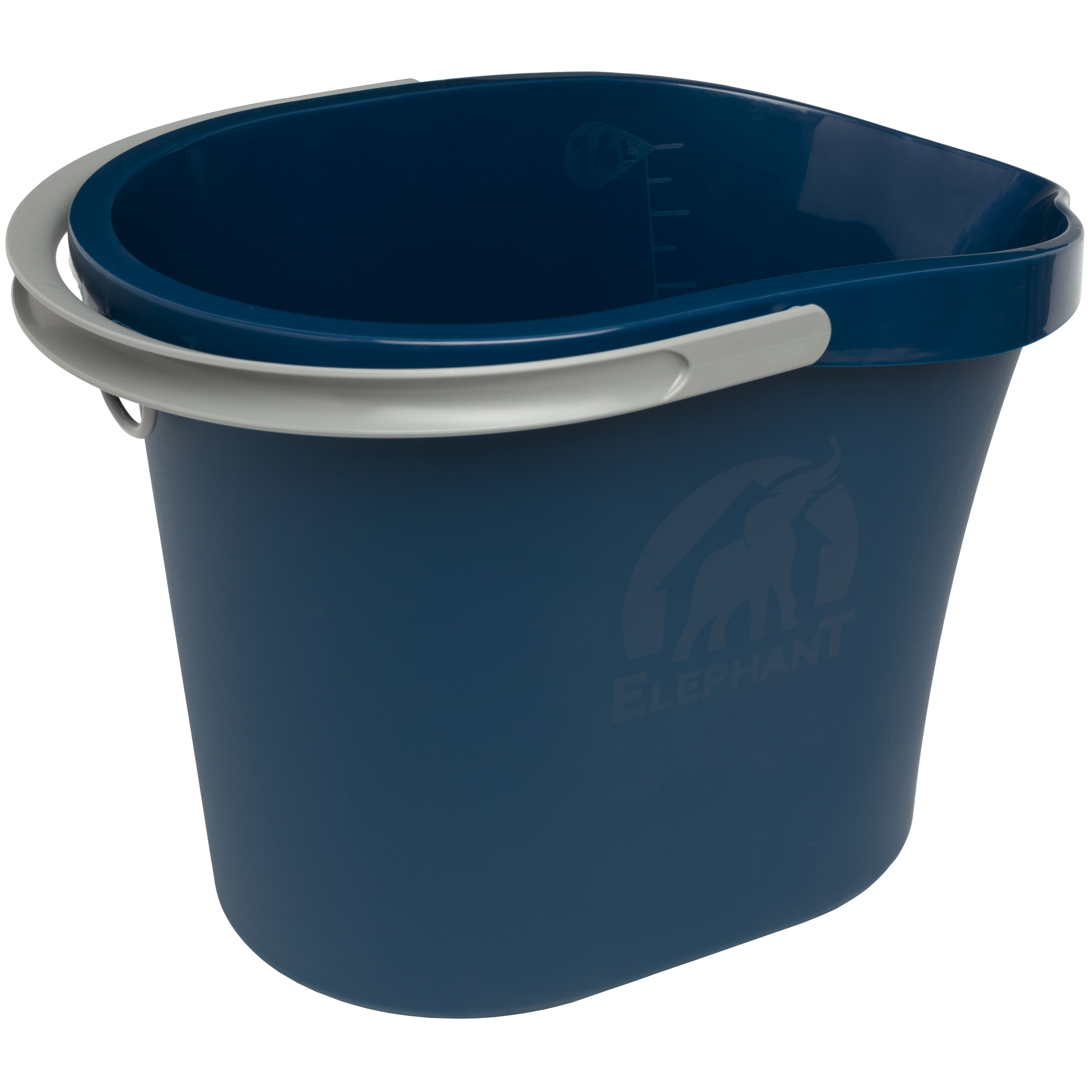 Elephant Blue & Grey Plastic 14L Mop Bucket | Compare The Build