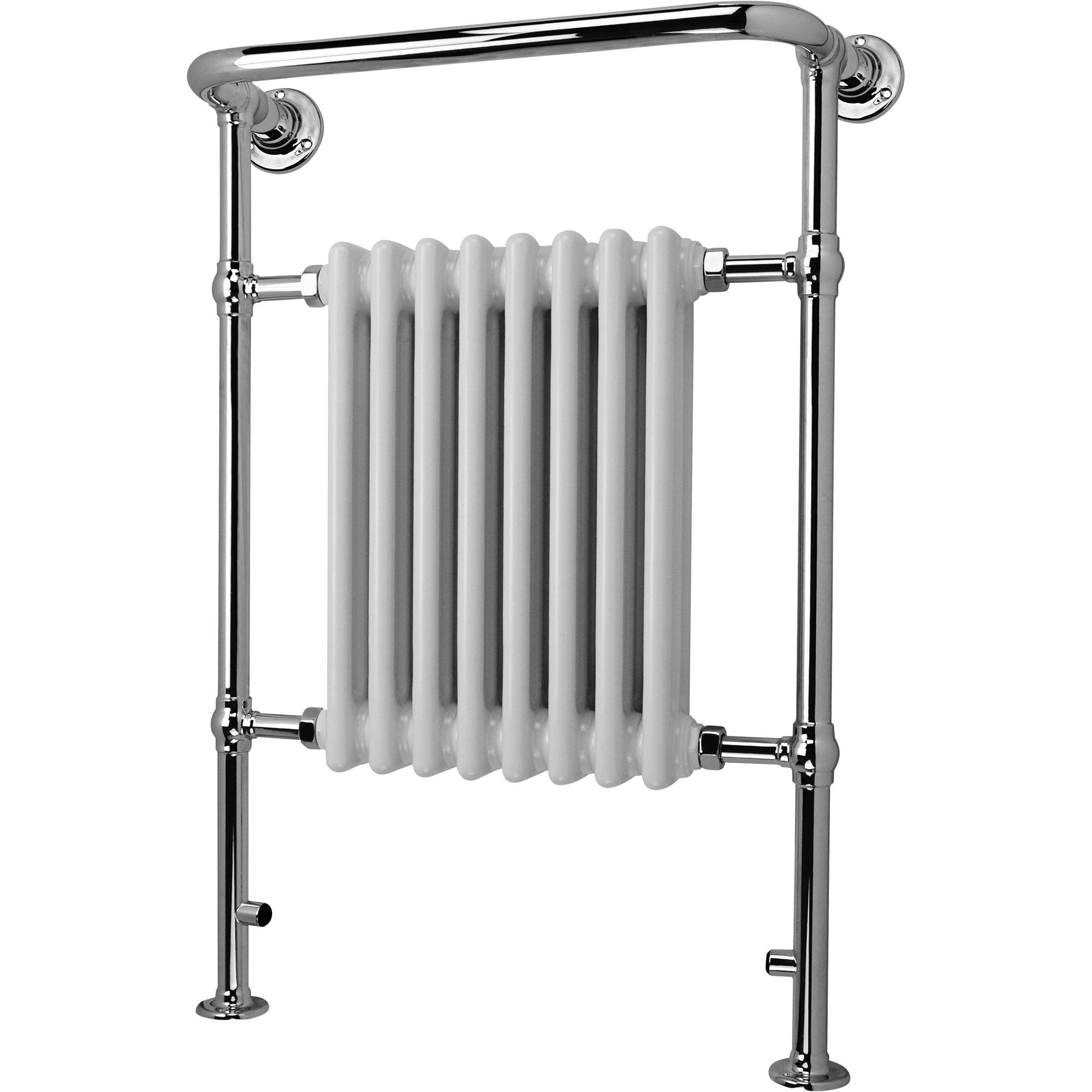 Blyss Victoria 498W White Towel warmer (H)952mm (W)659mm | Compare The Build