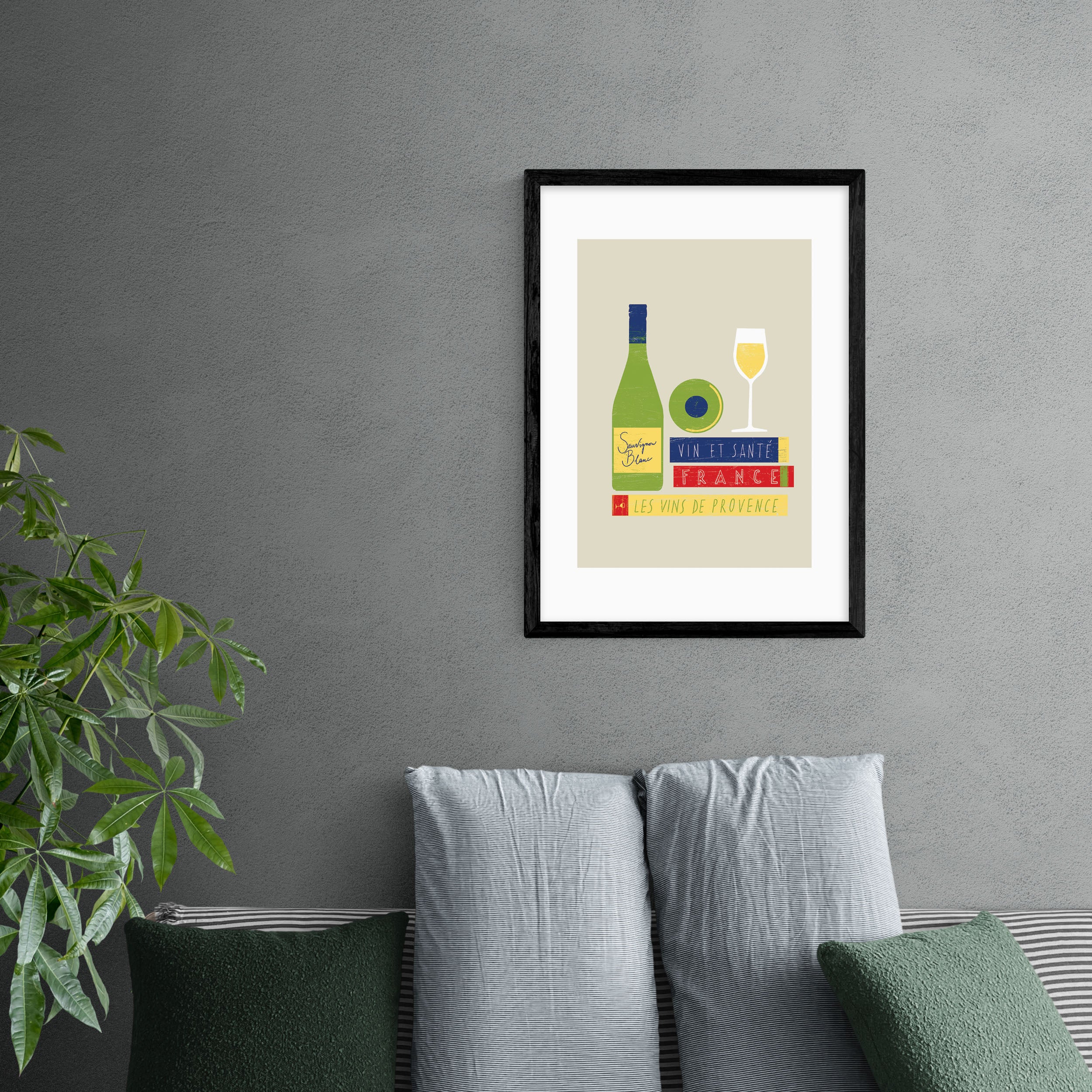 East End Prints Les vins de France Print MultiColoured Price Comparisons | Compare The Build