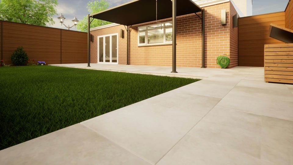 Porcelain Paving - 600mm x 600mm x 20mm Venetian Grey Price Comparisons | Compare The Build