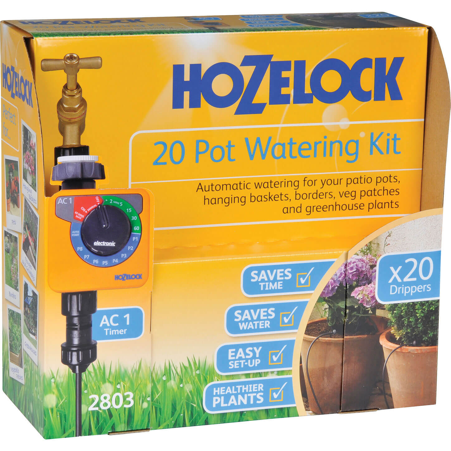 Hozelock MICRO 20 Pot Garden Watering System and Digital Timer Price Comparisons | Compare The Build