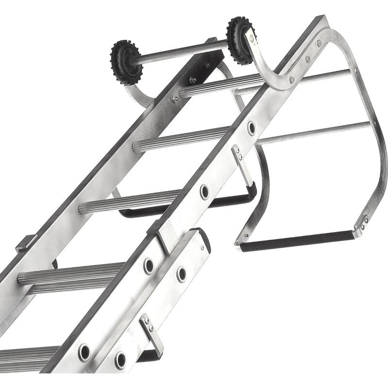 Lyte Ladders Lyte Roof Ladder 2 Section, Open Length 7.67m Rubber Price Comparisons | Compare The Build