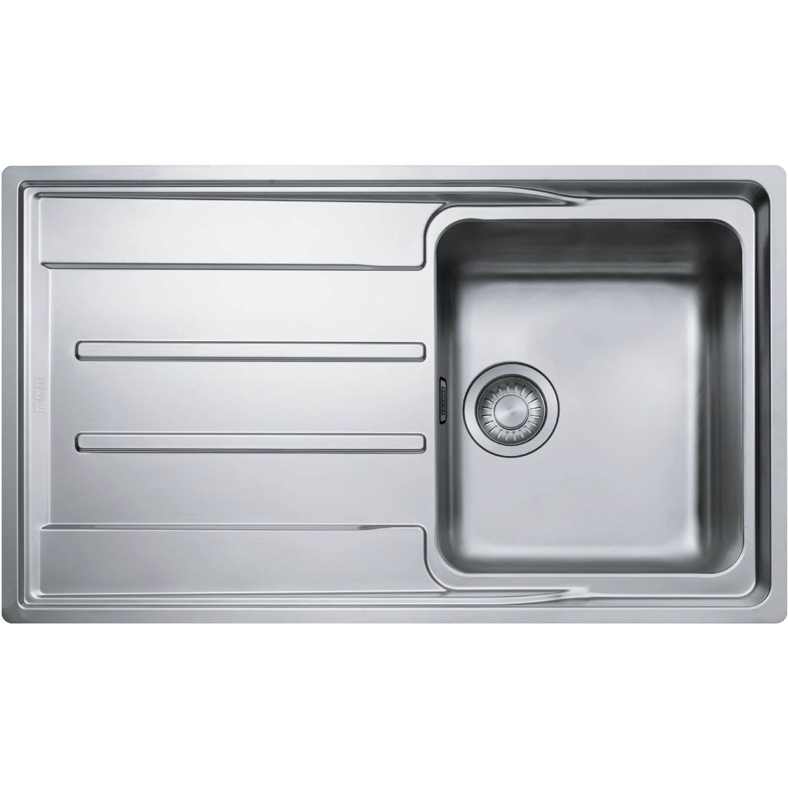 Franke Aton Silver Reversible Kitchen Sink - 1 Bowl Price Comparisons | Compare The Build