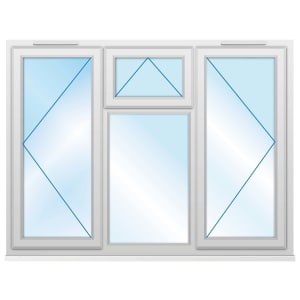 Euramax uPVC White Side & Top Hung Casement Window - 1770 x 1160mm Price Comparisons | Compare The Build