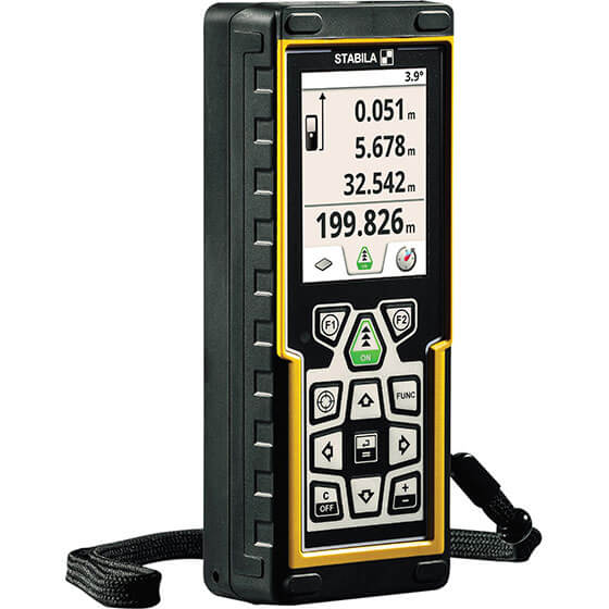 Stabila LD520 Distance Laser Measure 200m Range 200m Price Comparisons | Compare The Build