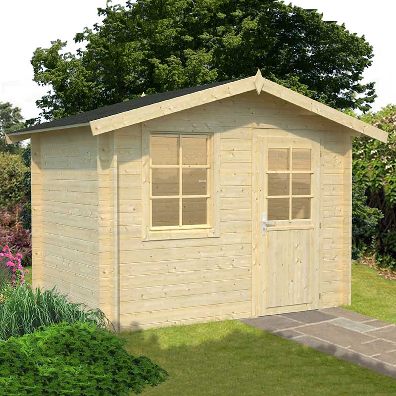 Palmako Klara 3m x 2m Log Cabin Summerhouse (28mm) Price Comparisons | Compare The Build