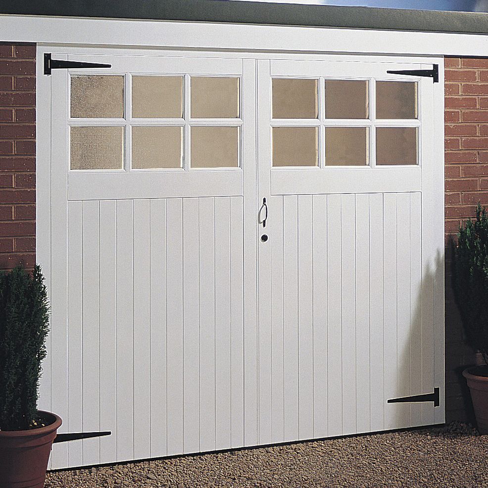 Side Hung Glazed Garage Door Pair, (H)1981mm (W)2134mm Price Comparisons | Compare The Build