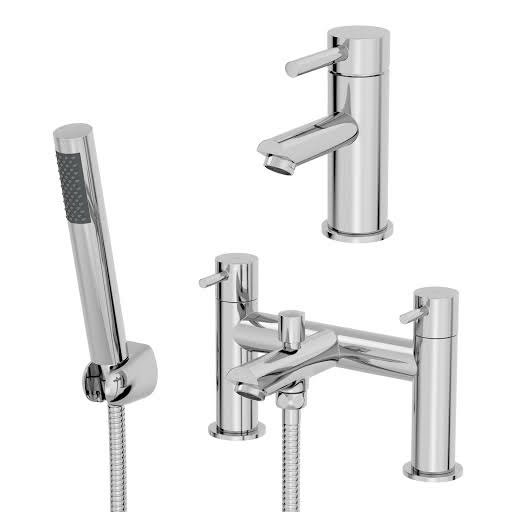 Architeckt Malmo Basin Mixer Tap and Bath Shower Mixer Tap Set | Compare The Build