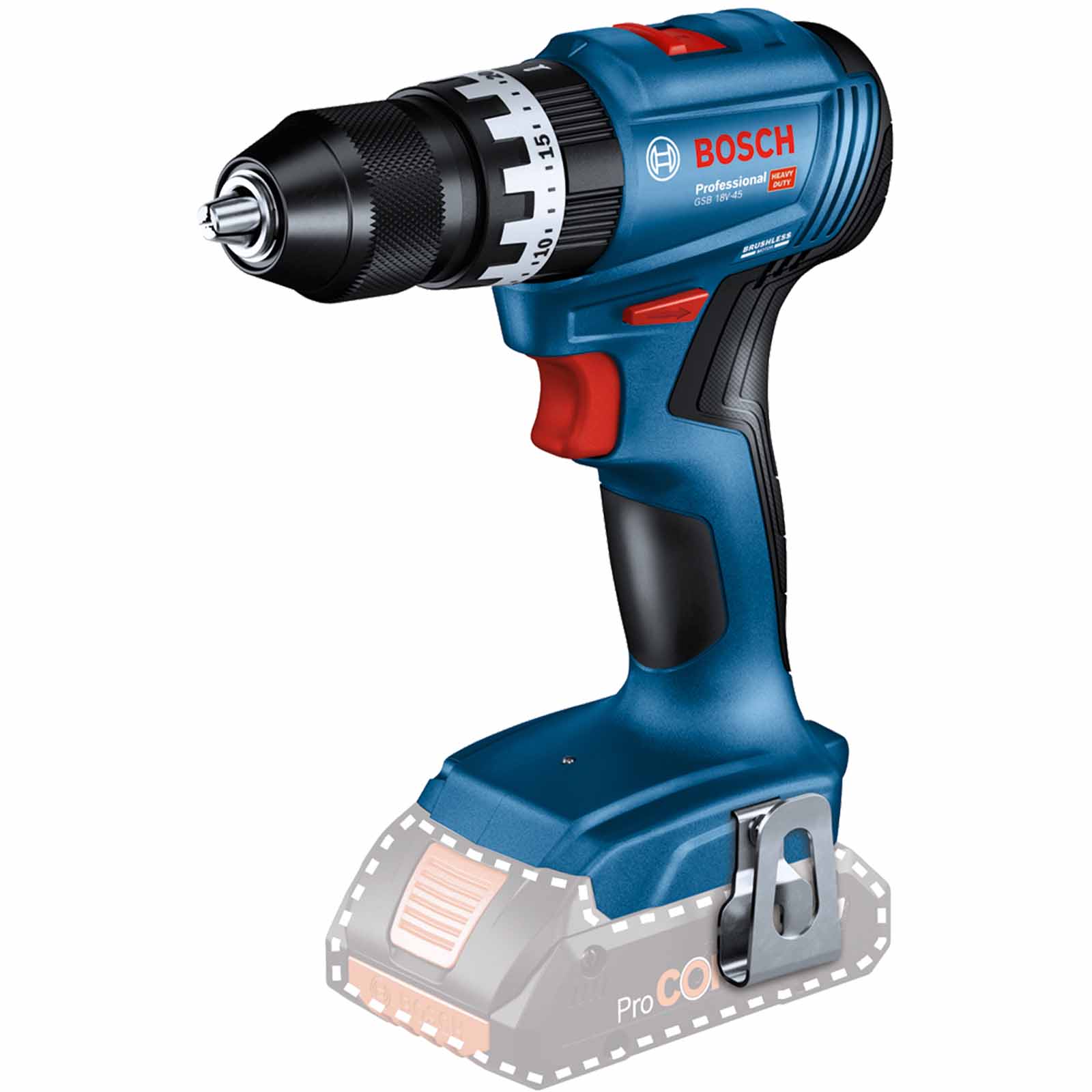 Bosch GSB 18V-45 18v Cordless Brushless Combi Drill No Batteries No Charger No Case Price Comparisons | Compare The Build