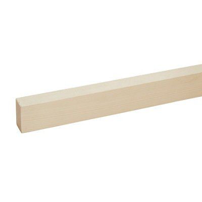 Smooth Planed Square edge Whitewood spruce Stick timber (L)2.4m (W)44mm (T)27mm Price Comparisons | Compare The Build