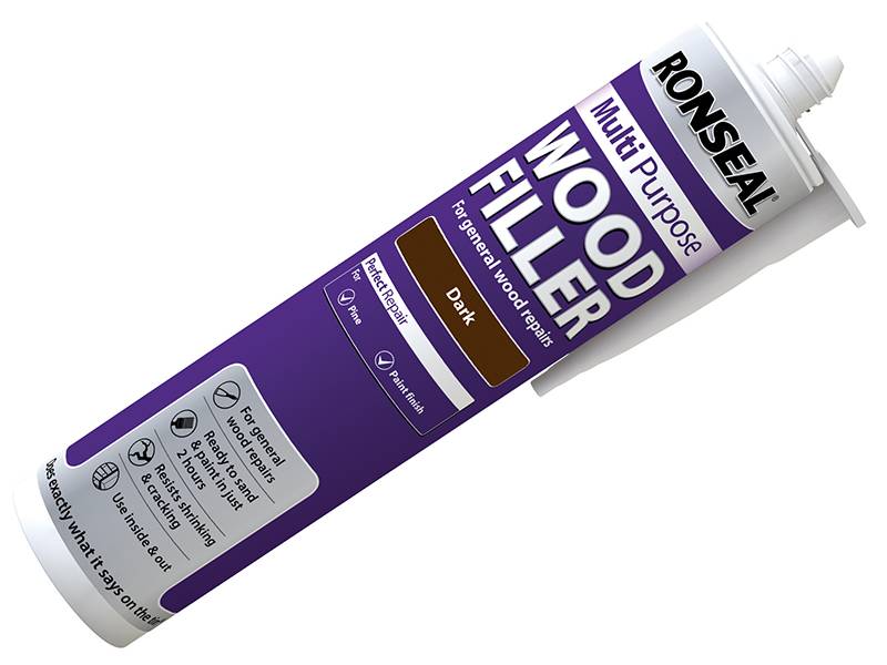 Ronseal RSLMPWFD310 Multipurpose Wood Filler Cartridge Dark 310ml Price Comparisons | Compare The Build