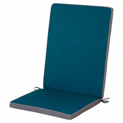 Blooma Adelaide Blue & Grey Plain High Back Seat Cushion Price Comparisons | Compare The Build