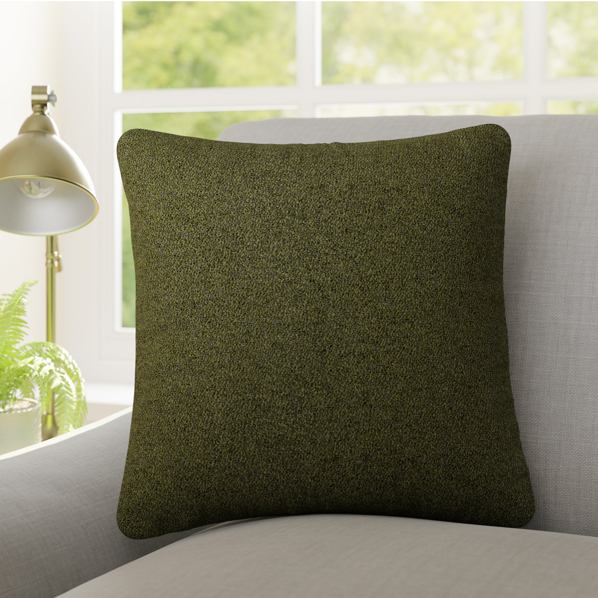 Churchgate Boucle Made to Measure Cushion Cover Churchgate Boucle Forest Price Comparisons | Compare The Build