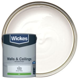 Wickes Vinyl Silk Emulsion Paint - Almost White No.100 - 5L Price Comparisons | Compare The Build