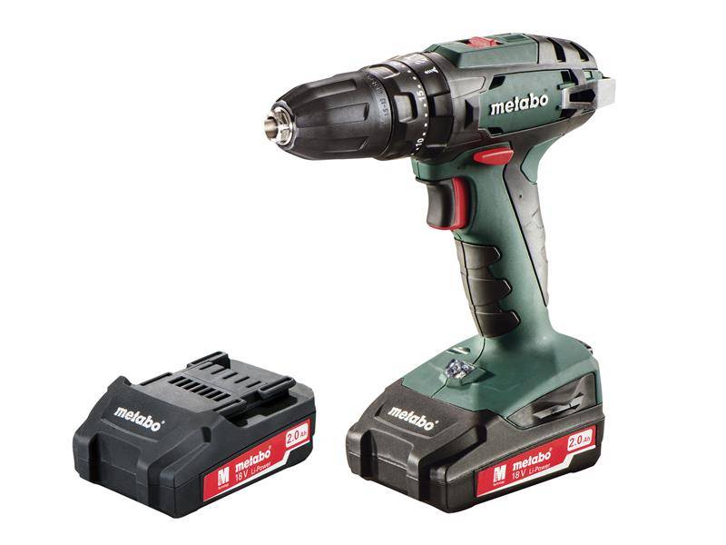 Metabo MPTSB18P2 SB 18 Combi Hammer Drill 18V 2 x 2.0Ah Li-ion | Compare The Build