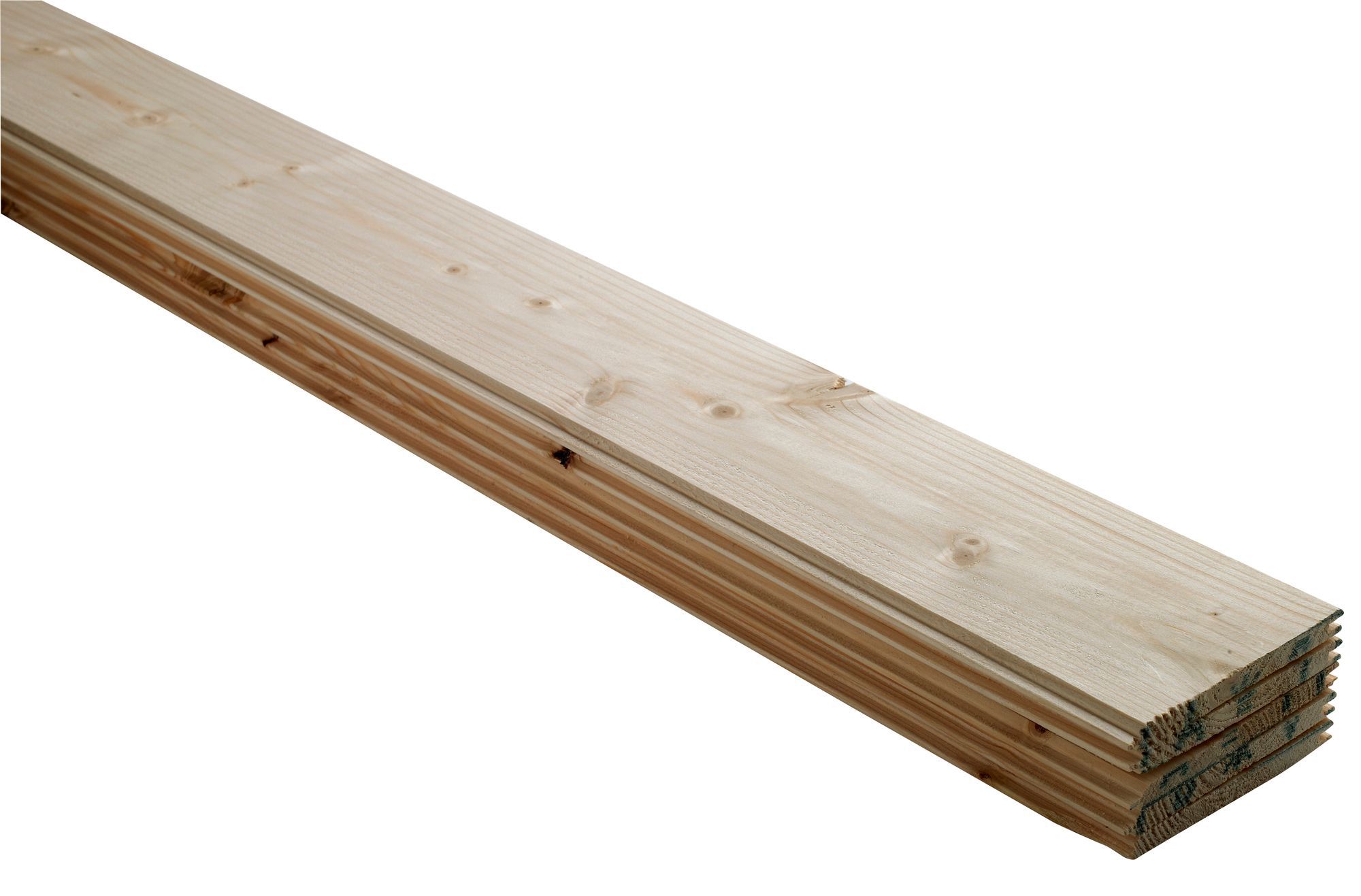 Smooth Spruce Tongue & groove Cladding (L)2.4m (W)95mm (T)7.5mm, Pack of 10 Price Comparisons | Compare The Build