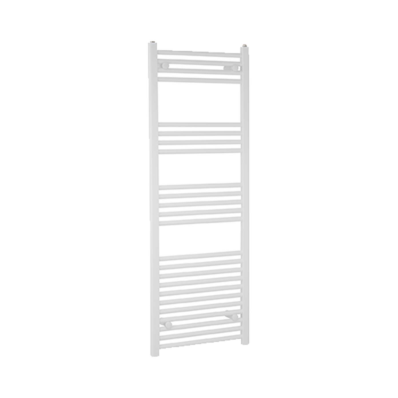 Towelrads Independent Ladder Rail - 22mm, White Straight, 1400x500mm | Compare The Build