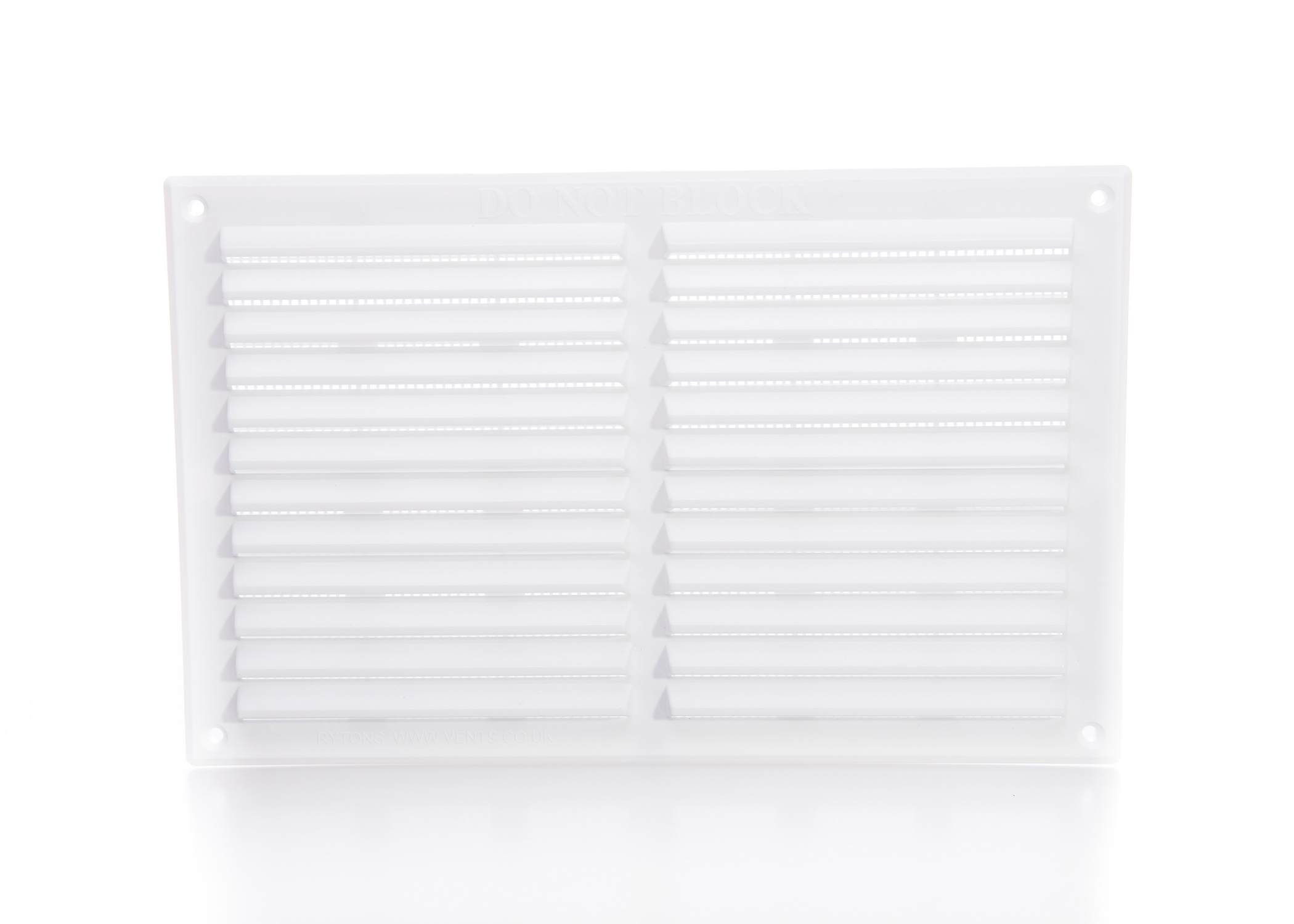 Rytons Building Products Ltd '9 x 6' Louvre Ventilator with Flyscreen - White Price Comparisons | Compare The Build