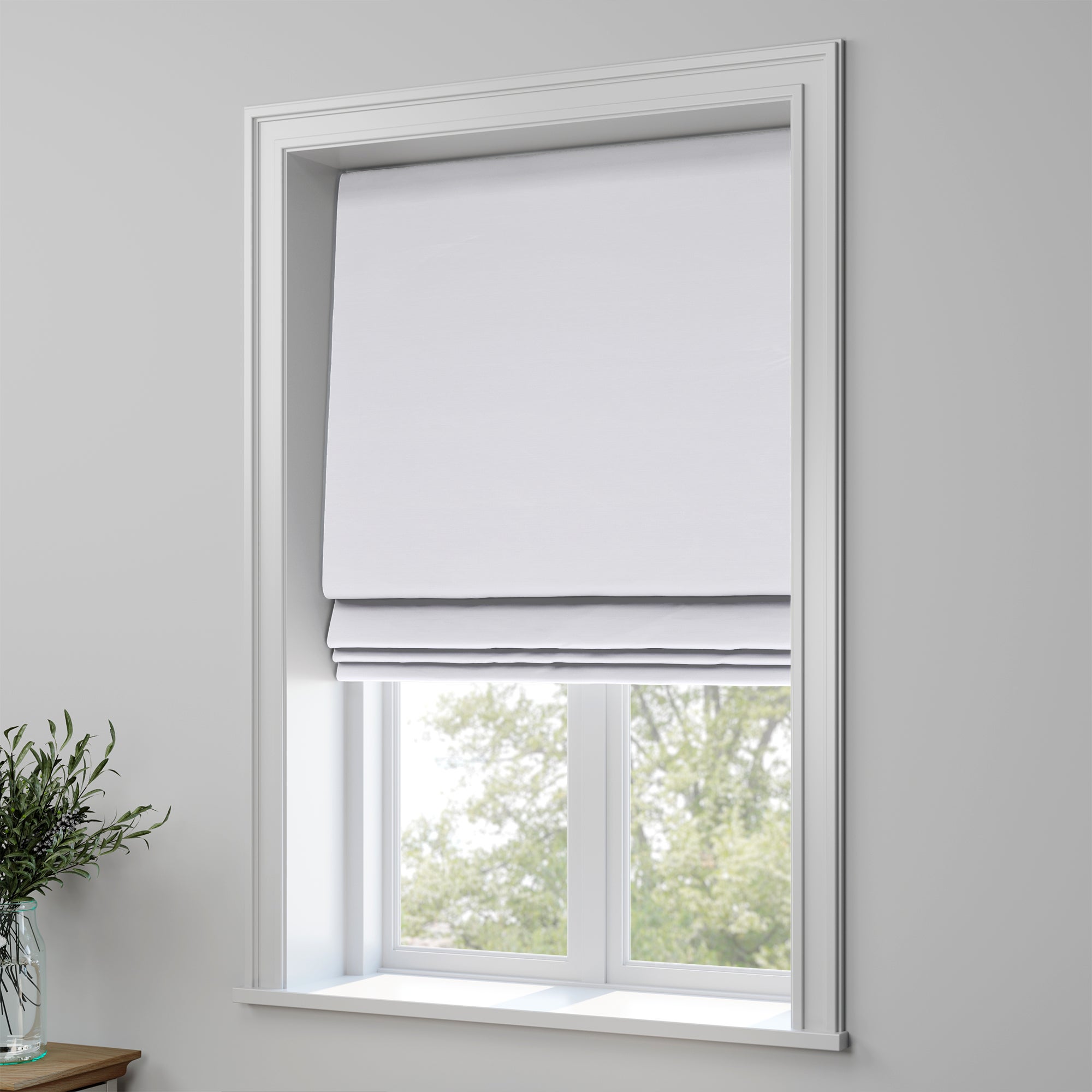 Capri Made to Measure Roman Blind Capri White Price Comparisons | Compare The Build