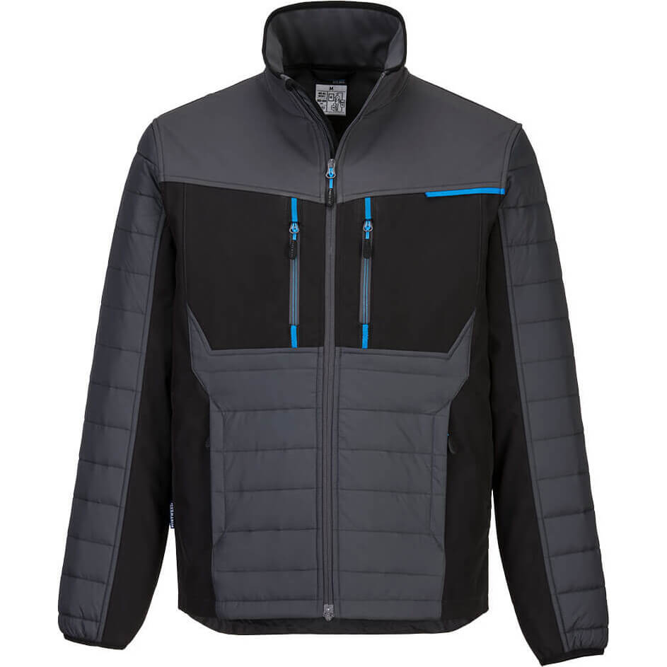 Portwest WX3 Mens Hybrid Baffle Jacket Metal Grey S Price Comparisons | Compare The Build