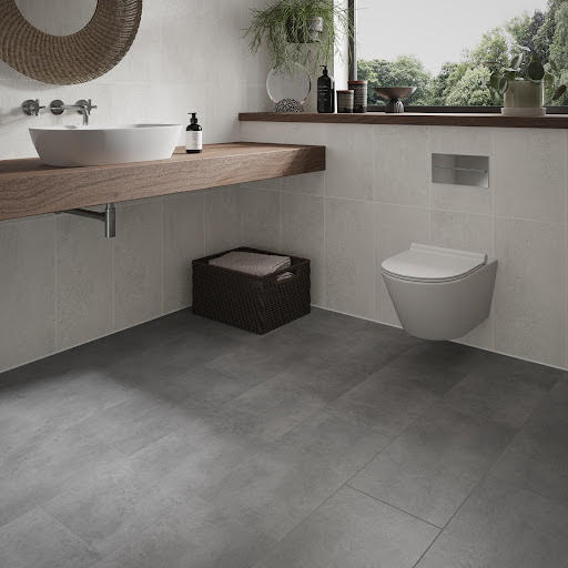 Amiata Concrete Grey SPC Vinyl Flooring 1.86m2 Price Comparisons | Compare The Build