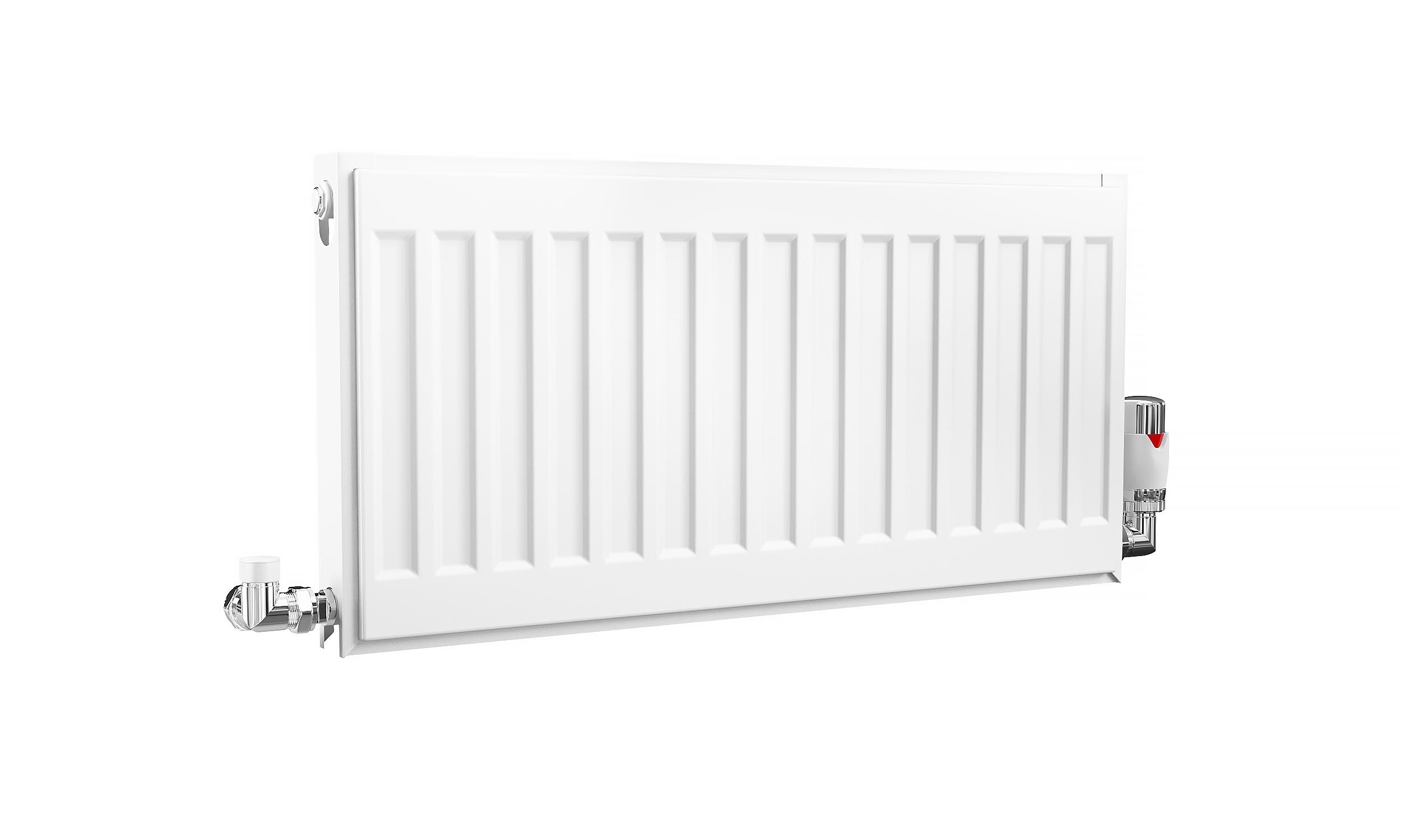 Kartell K-Rad Compact Horizontal Radiator, White, 300mm x 600mm - Single Panel, Single Convector Price Comparisons | Compare The Build