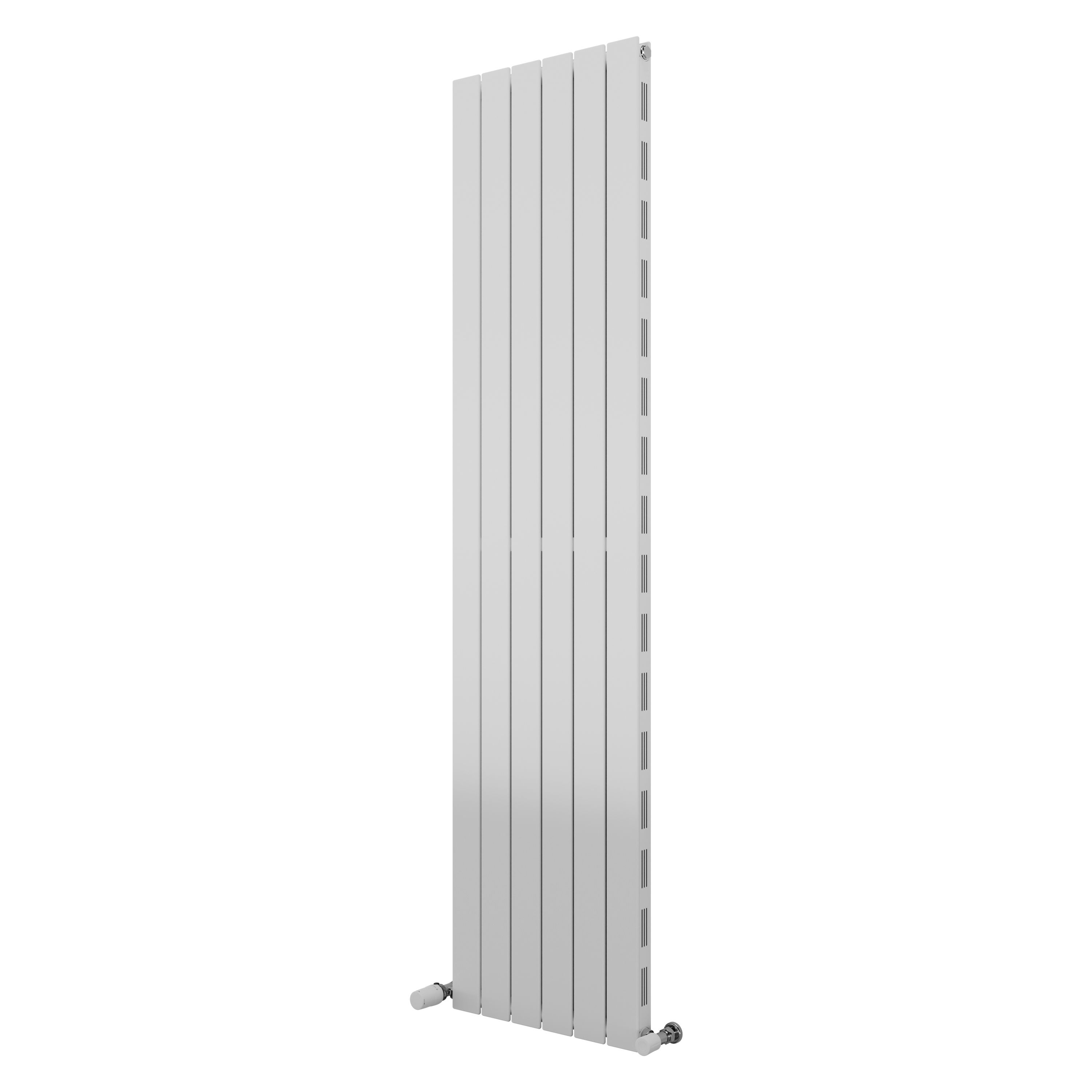 Ximax Vertirad Slimline Duplex Deluxe Satin White Vertical Designer Panel Radiator, (W)445mm X (H)1800mm Price Comparisons | Compare The Build