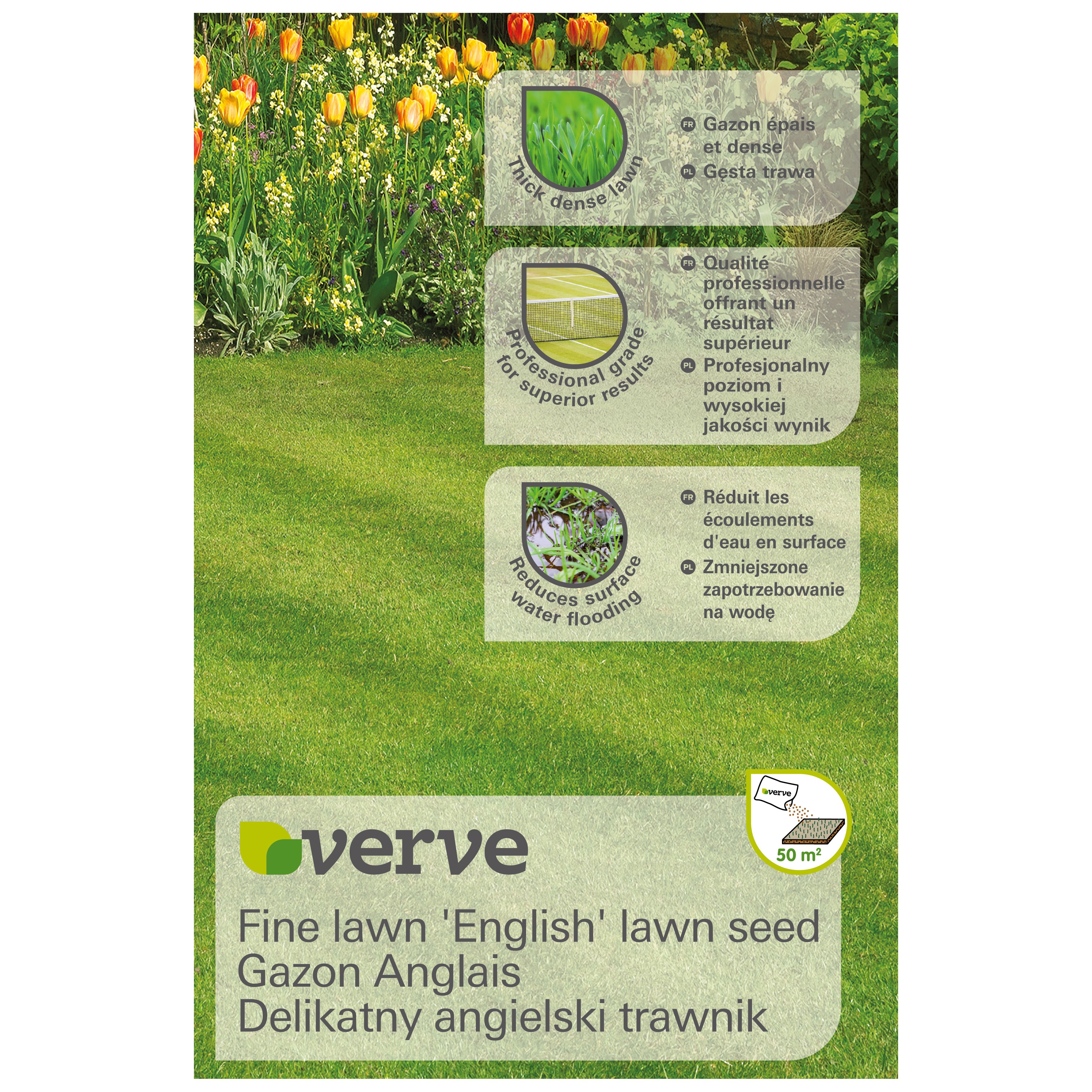 Verve Fine English Lawn Seed 50M² 1.25Kg Price Comparisons | Compare The Build