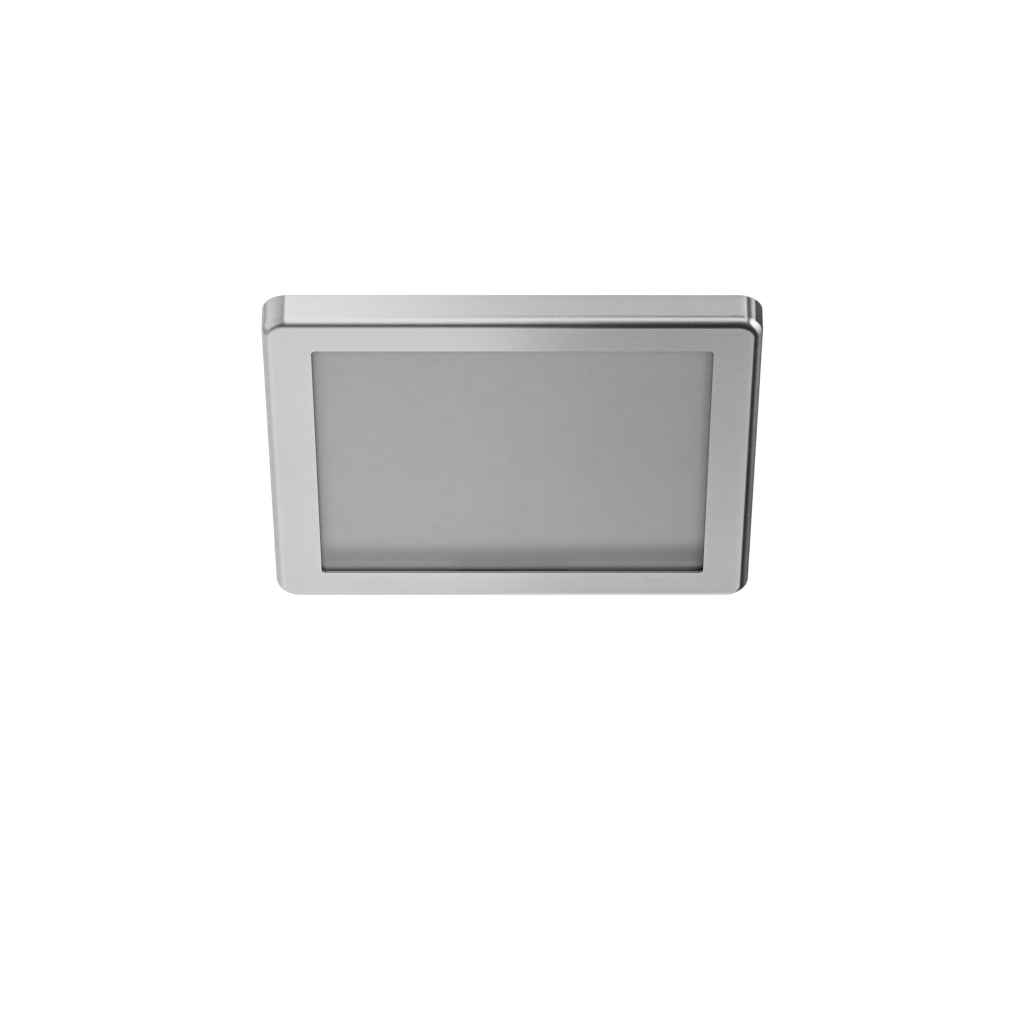 Sensio Plaza Stainless Steel Effect Mains-Powered Led Neutral White Under Cabinet Light Ip20 (L)100mm (W)100mm, Pack Of 3 Price Comparisons | Compare The Build